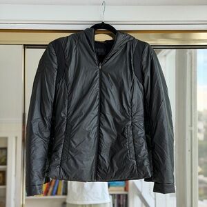 Cavalleria Toscana Black Puffer Jacket Size X-Small Excellent Condition